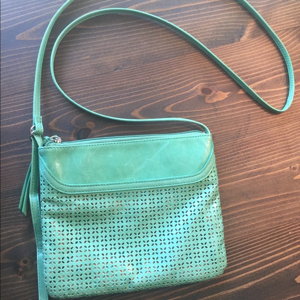Hobo international mint cross body purse